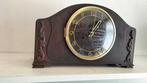 Pendule klok - Art Deco -eiken -messing-Mauthe uurwerk -