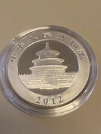 China. 10 Yuan 2012 Wall Street - Panda - 24k Gold/Platin