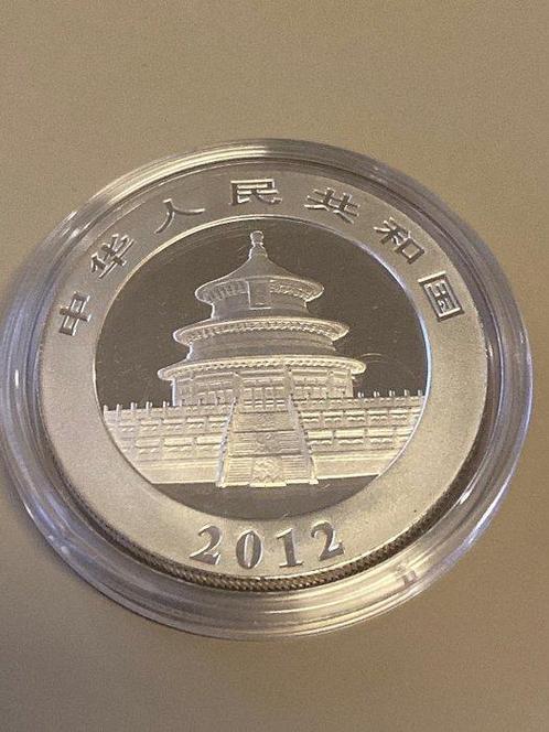 China. 10 Yuan 2012 Wall Street - Panda - 24k Gold/Platin, Postzegels en Munten, Munten | Europa | Niet-Euromunten