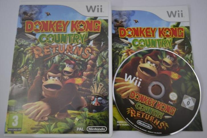Donkey Kong Country Returns (Wii HOL), Spelcomputers en Games, Games | Nintendo Wii, 1 speler, Zo goed als nieuw, Verzenden