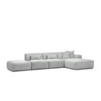 Loungebank Veenendaal - loungebanken - Zilver, Huis en Inrichting, Nieuw, Stof