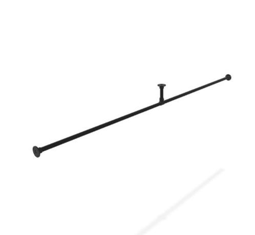 Steigerbuis Gordijnroede Mendoza | Aluminium Zwart 26.9 mm |, Huis en Inrichting, Stoffering | Gordijnen en Lamellen, Ophalen of Verzenden