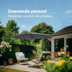 2dekans | LifeGoods Zweefparasol - tot 8 Personen - Ø300cm -, Tuin en Terras, Ophalen of Verzenden, Gebruikt