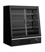 Wandkoeling Galaxy+ GPL14FGD Black | 797L | 2 Glazen deuren, Verzenden, Nieuw in verpakking, Koelen en Vriezen