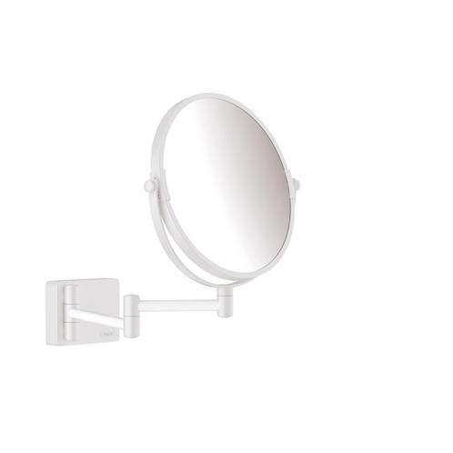 Scheerspiegel AddStoris HansGrohe Mat Wit, Doe-het-zelf en Verbouw, Sanitair, Bad, Nieuw, Ophalen of Verzenden