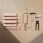 Houtbewerkingsset met kindergereedschap Cadeautip!, Ophalen of Verzenden, Nieuw, Bouwen