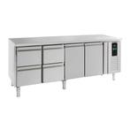 700 koelwerkbank | 2 deuren | 4 laden| B Label | 223x70x8..., Verzenden, Nieuw in verpakking