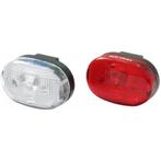 Ikzilight LED fietsverlichtingsset - wit en rood - incl...., Ophalen of Verzenden, Nieuw
