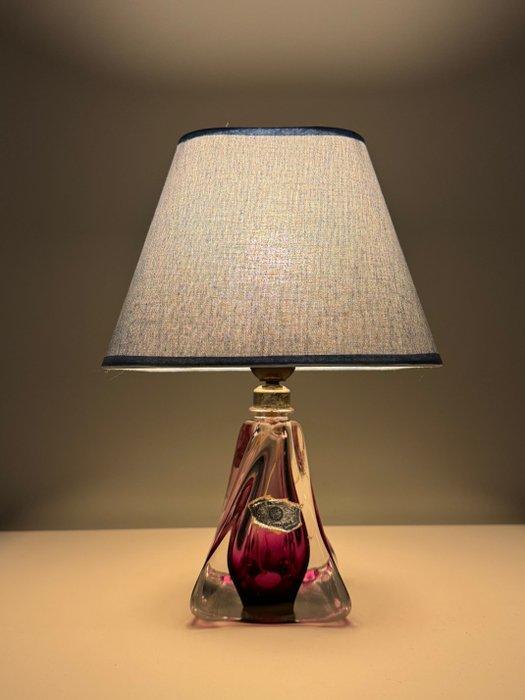 Val Saint Lambert - René Delvenne - Tafellamp - Kristal, Antiek en Kunst, Antiek | Lampen