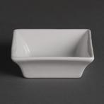 Whiteware amuseschaaltjes wit 7,5x7,5cm (12 stuks), Verzenden
