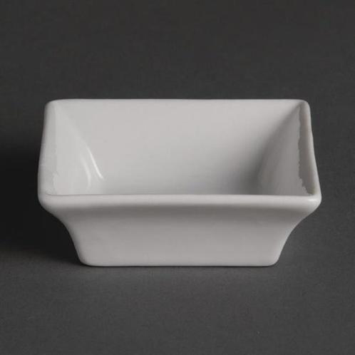 Whiteware amuseschaaltjes wit 7,5x7,5cm (12 stuks), Zakelijke goederen, Horeca | Overige, Verzenden