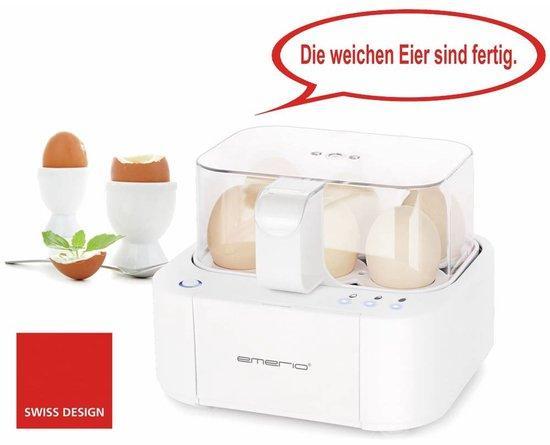 Emerio EB-115560.12 Eierkoker – Wit – Voor 6 Eieren (..., Huis en Inrichting, Keuken | Keukenbenodigdheden, Verzenden