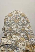 Stof William Morris damast in duifblauw – Realistisch, Antiek en Kunst