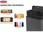 Curver Decobin Duo Prullenbak - 26L + 26L - Rechthoekig -, Verzenden, Zo goed als nieuw