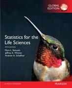 Statistics for the Life Sciences Global Editio 9781292101811, Zo goed als nieuw