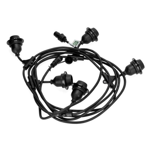 5 Meter Prikkabel - Lichtsnoer 5x E27 fitting | Koppelbaar, Tuin en Terras, Buitenverlichting, Waterbestendig, Led, Nieuw, Overige materialen