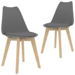 Eetkamerstoelen Grijs - Kwaliteit voor Minder! OP = OP, Huis en Inrichting, Stoelen, Ophalen of Verzenden, Nieuw, Grijs, Twee