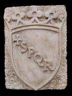 sculptuur, Stemma Araldico  S.P.Q.R.  - 25 cm -