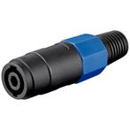 Goobay PA Luidspreker Plug - PA Connector (v) - met, Verzenden, Nieuw