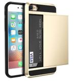 iPhone 7 Plus Arc Card Case Premium Protection Goud, Telecommunicatie, Nieuw, Verzenden