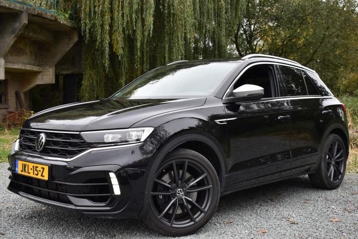 Zakelijke Lease |  Volkswagen T-Roc R 2.0 TSI 300PK DSG 4MOT, Auto's, Volkswagen, Dealer onderhouden, Lease, Zwart, Automaat, SUV of Terreinwagen