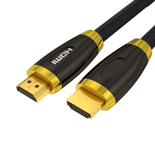 DrPhone Hi-Speed PRO HDMI naar HDMI Kabel 2.0 - Gouden Conne, Computers en Software, Pc- en Netwerkkabels, Verzenden
