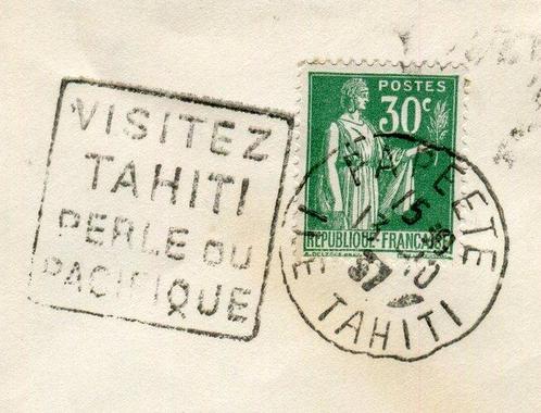 Tahiti 1937 - Prachtige en zeldzame brief van Papeete naar, Postzegels en Munten, Postzegels | Europa | Frankrijk