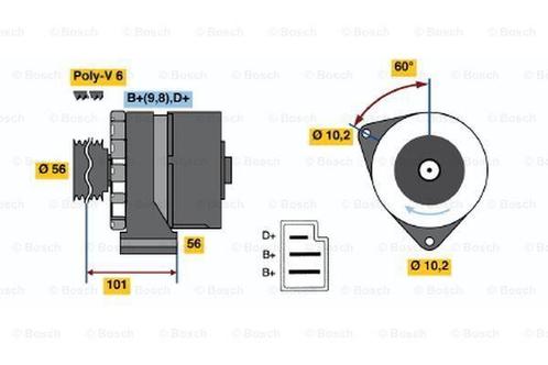 Dynamo / Alternator MERCEDES-BENZ E-KLASSE (E 200 D,E 250..., Auto-onderdelen, Motor en Toebehoren, Nieuw, Ophalen of Verzenden