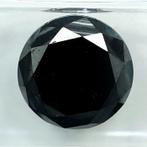 Diamant - 5.60 ct - Briljant - Black - N/A