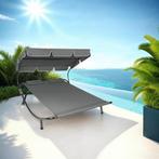 Ligbed voor 2 personen - zwart / grijs, Verzenden, Nieuw