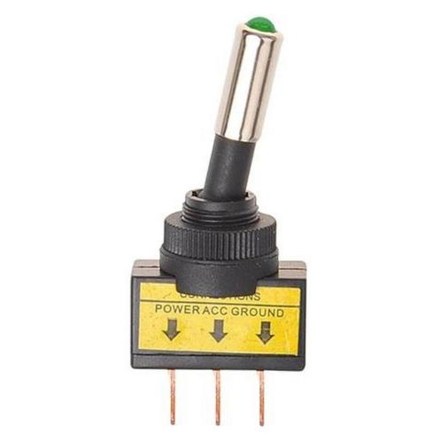 ProPlus Tuimelschakelaar LED - 12V - Groen - 20A - 12 x 2..., Auto-onderdelen, Elektronica en Kabels, Nieuw, Ophalen of Verzenden