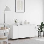 vidaXL Dressoir Wit 135 x 41 x 69 cm Bewerkt hout, Verzenden, Nieuw, Overige houtsoorten, Minder dan 50 cm