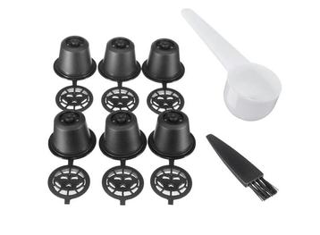 Kitchen & Home Hervulbare Koffiecups 6-pack - Inclusief