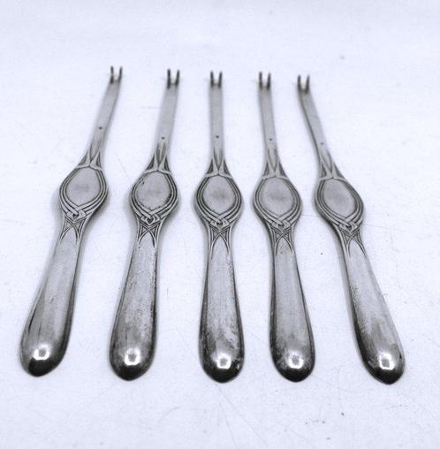 Vork (5) - .800 zilver - Kreeften vorken, Antiek en Kunst, Antiek | Goud en Zilver