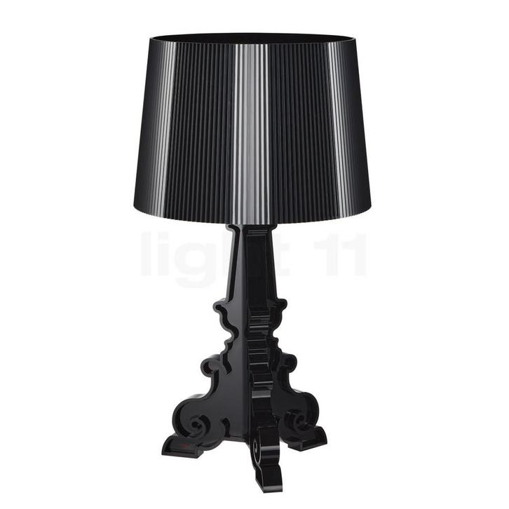 Kartell Bourgie, zwart glanzend (Tafellampen, Binnenlampen), Huis en Inrichting, Lampen | Tafellampen, Nieuw, Verzenden