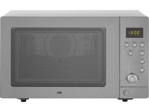 ETNA ECM243RVS - Combi-magnetron - Vrijstaand - 900 watt -, Huis en Inrichting, Woonaccessoires | Overige, Zo goed als nieuw, Verzenden