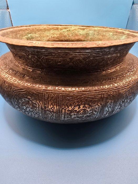 kom - Koper - Afghanistan - 19e eeuw, Antiek en Kunst, Kunst | Niet-Westerse kunst