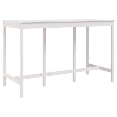 Witte Grenen Bartafel 180cm - OP = OP - Superkoopje!, Huis en Inrichting, Tafels | Statafels, Nieuw, Ophalen of Verzenden