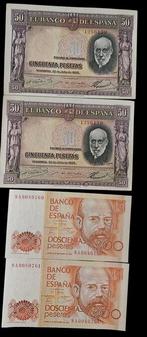 Spanje. - 18 banknotes - various dates (Zonder Minimumprijs), Postzegels en Munten, Munten | Nederland