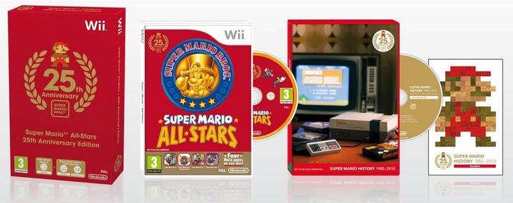 Super Mario All-Stars 25th Anniversary-Boxed (Wii) Gebruikt, Spelcomputers en Games, Games | Nintendo Wii, Zo goed als nieuw, Ophalen of Verzenden