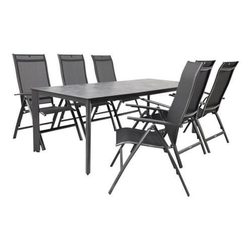 Kettler Edge/Legato 220 cm. tuinset - 7-delig verstelbaar, Tuin en Terras, Tuinsets en Loungesets, Tuinset, Nieuw, Overige materialen