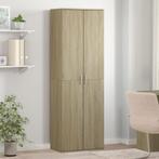 vidaXL Hoge kast 60x35x180 cm bewerkt hout sonoma, Huis en Inrichting, Kasten | Overige, Verzenden, Nieuw