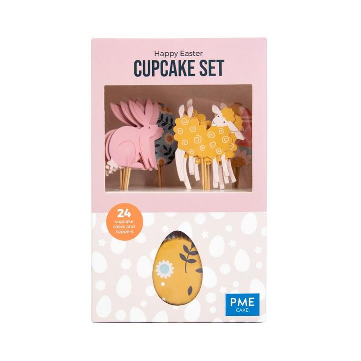 PME Cupcake Set Happy Easter 24st.**, Hobby en Vrije tijd, Taarten en Cupcakes maken, Nieuw, Verzenden