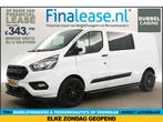 Ford Transit Custom 320 2.0 TDCI L2H1 Limited DC Cam €343pm, Wit, Nieuw, Ford, Lease
