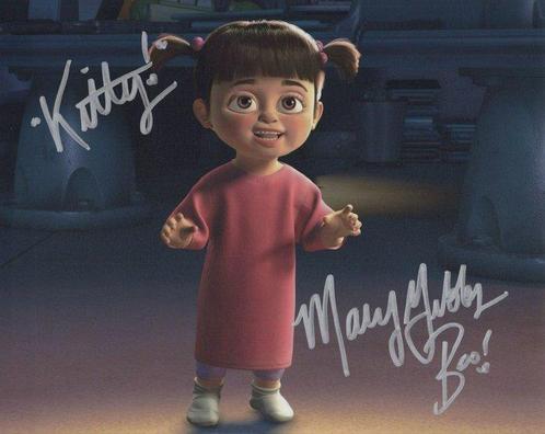 Disney Pixar - Monsters Inc. - Signed by Mary Gibbs (Boo), Verzamelen, Film en Tv