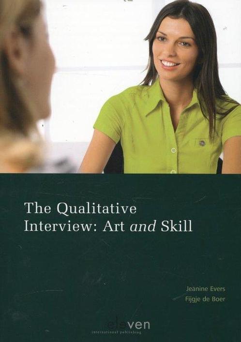 9789490947736 The qualitative interview | Tweedehands, Boeken, Schoolboeken, Zo goed als nieuw, Verzenden