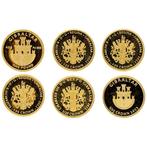 Gibraltar. 25 Dollars 2020/2023 - Gouden Munten (6 stuks)