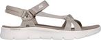 Skechers Go Walk Flex Sandal - Sublime Dames Sandalen - Taup, Kleding | Dames, Schoenen, Verzenden, Nieuw