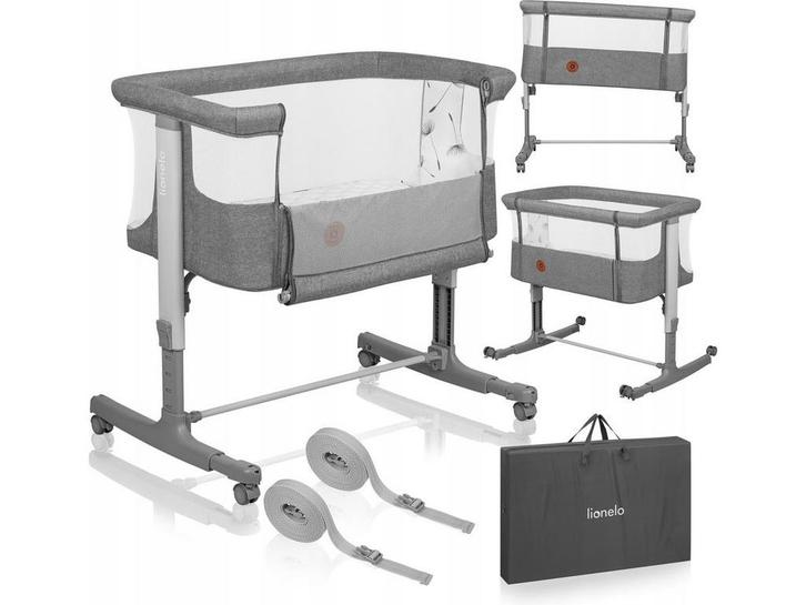Lionelo Aurora 3-in-1 Co-sleeper - Babybedje tot 9 kg -, Huis en Inrichting, Woonaccessoires | Overige, Zo goed als nieuw, Verzenden