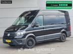 Volkswagen Crafter 140pk L3H3 Trekhaak Navi Airco Cruise Par, Auto's, Stof, Gebruikt, Euro 6, Overige kleuren